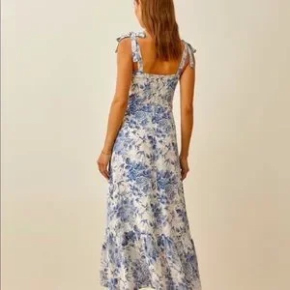 Reformation Nikita dress in Pompadour (D9) - Picture 4 of 7